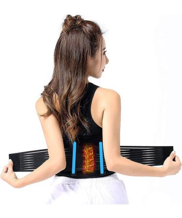 Premium Lumbar Support Belt for Herniated Discs | Self-Warming Infrared Healthcare Adjustable Waist Belt - Ideal for Older and Middle-Aged Adults (Black XL) - Buy Online on GoSupps.com