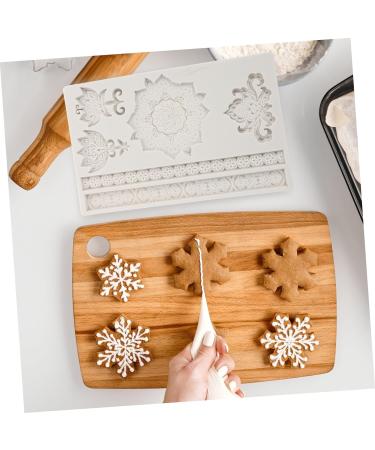 Zerodeko Baroque Scroll Relief Cake Border Silicone Molds Baroque Fondant Mold 2pcs Embossed Lace Mold Silica Gel 3D Lotus European Style Scroll Border Lace Molds Polymer Clay Molds 19.5X12X1CMx2pcs - Buy Online on GoSupps.com