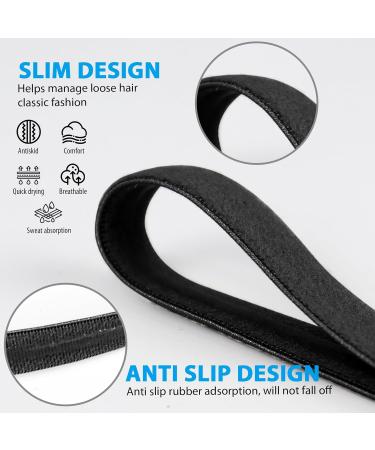 Buy Blooms Elastic Hair Bands for Men Women & Children - 6-Piece Anti-Slip Sports Headbands for Football Yoga & Running - Buy Online on GoSupps.com