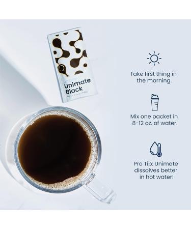 Unimate Black (30 Packets) - Boost Your Energy and Focus with Our Premium Herbal Blend - Buy Online on GoSupps.com