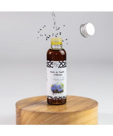 Ethiopian Nigella Oil 60 ml Cosm'Ethics® • 100% Natural Cold Pressed • Cosmetic and Food Quality