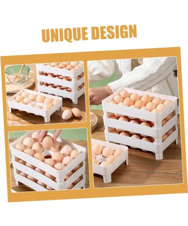 DOITOOL Egg Storage Box Refrigerator Egg Holder Egg Storage Tray Egg Tray Household re-usable - Buy Online on GoSupps.com