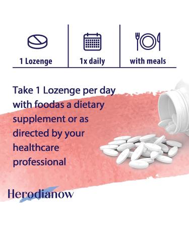 Herodianow 900mg Resveratrol Lozenges - 120 Count | Powerful Antioxidant Support - Buy Online on GoSupps.com