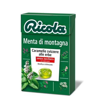 Ricola Mint Mountain Swiss Herbs Rock Candy 50g