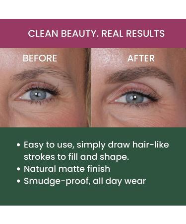 True + Luscious Brow Definer Pencil - Waterproof 2-in-1 Pomade & Powder Combo - Blonde - Buy Online on GoSupps.com