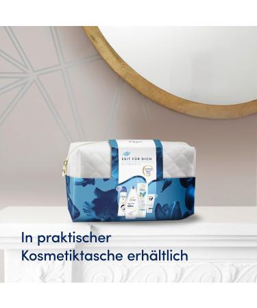 Dove Gift Set - Time for You: Shower Deodorant Body Lotion & Hand Cream in Cosmetic Bag | 250ml 150ml 400ml 75ml | International Shipping Available - Buy Online on GoSupps.com