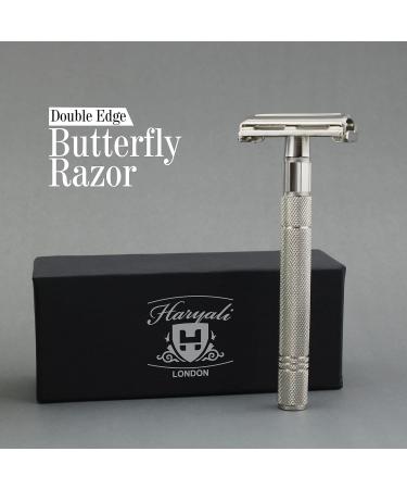 Haryali London Razor Plane - Premium Stainless Steel Wet Razor for Men & Women - Easy Blade Change - 1 Piece Pack - Buy Online on GoSupps.com