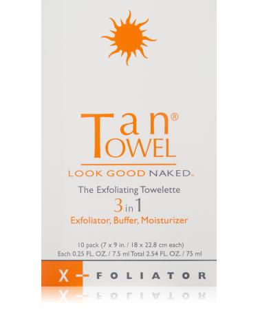 Tan Towel X Foliator, 10 Count