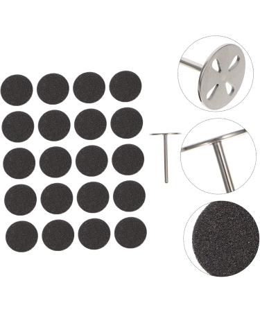 minkissy 4 Sets Nail Polishing Sheets Manicure Disc Bit Sandpaper Metal Shaft Foot File Sandpaper Disc Nail Drill Bits Pedicure Sanding Disc Sole of Foot Grinding Pad Stainless Steel - Buy Online on GoSupps.com