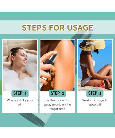 Self Face Tan Mist Tanning Spray for Face & Body Tanning Accelerator Face Tan Spray with Aloe Vera Extract & Hyaluronic Acid Quick Drying Vegan Natural Cruelty Free - Buy Online on GoSupps.com