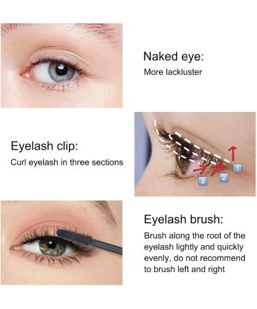 5 Lengthening Mascara | Lengthening Mascara with Thick Silicone Brush | Lengthening Mascara Black Volume and Length Waterproof Mascara with Thick Silicone Brush Volumizing Eyelashes Dtt 5 Pcs Black - Buy Online on GoSupps.com