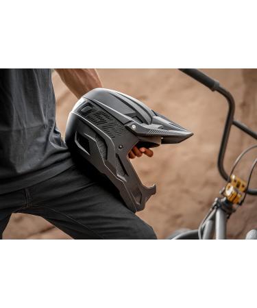 Mongoose Full Face Team Issue Bike Helmet | Matte Black Adult/Small | Head Circumferences 47-62cm - Youth & Adult Sizes - Buy Online on GoSupps.com
