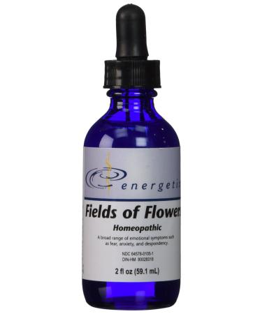 Energetix Fields of Flowers Homeopathic Remedy - Perfect for Emotional Symptoms Such as Fear, Anxiety, Depression and Despondency - 38 Traditional Flower Essences - 2 Fluid Ounce (59.1 Milliliters)