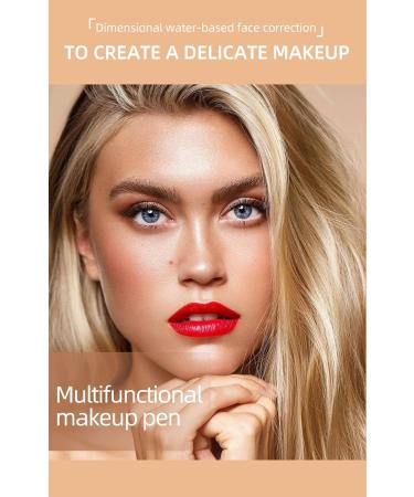 3 Pack Liquid Contour and Highlighter Wand Set - Easy to Blend, Long Lasting with Natural Matte Finish - Lightweight Cream Face Illuminator Makeup - Buy Online on GoSupps.com