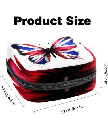 Stylish Period Bag Sanitary Napkin & Tampon Storage Holder Compact 4.7x6.6x6.6 in Ideal for Wallet | International Shipping Available - Buy Online on GoSupps.com