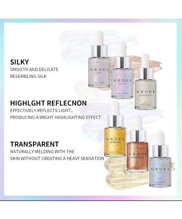 Celestial Body Shimmer Oil - Glow Highlighter & Illuminator with Natural Ingredients for Radiant Skin | 1.01 Fl Oz (Pack of 1 - Buy Online on GoSupps.com