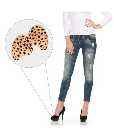 Gel Foot Cushion - Forefoot Gel Pads for Pain Relief | 2 Pairs Leopard Print - Comfortable & Stylish - Buy Online on GoSupps.com