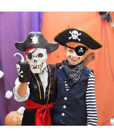Pirate Eye Patch - Cute Adjustable Eye Patches for Adults & Kids | Dog Eye Patch & 3D Amblyopia Eyepatch for Halloween & Pirate Costumes - Buy Online on GoSupps.com