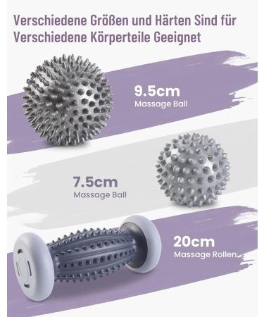 Boenfu Foot Massage Roller Set | Heel Spur Relief & Innovative Igelball for Sore Feet - Buy Online on GoSupps.com