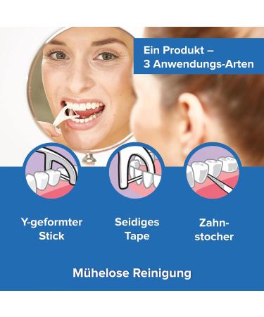 Buy Dentek Comfort Clean Dental Floss Sticks - 30 pcs for Molar Cleaning | Mint Flavor & Fluoride - Ideal for Interdental Spaces - Buy Online on GoSupps.com