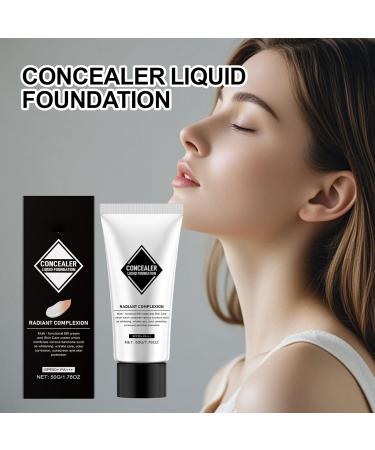 Color-Changing Liquid Foundation Full Coverage Concealer Foundation - 1.76 oz Foundation Makeup for Fade-Reducing Skin Tone - SPF 50+ Tone Correction Makeup Hydrating - Buy Online on GoSupps.com