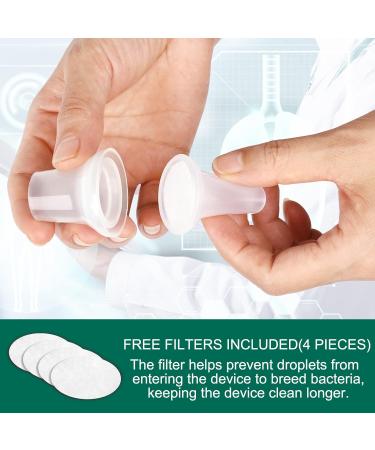 Portable Breathing Exercise Device for Lung Health - Expiratory Trainer for Mucus Relief & Lung Expansion (Green) | International Shipping Available - Buy Online on GoSupps.com