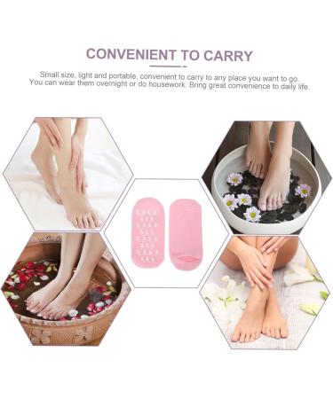 Beavorty 1 Pair Gel Socks Hydrating Lotion Foot Repair Socks Hydrating Socks Cracked feet Socks Heel feet Lotion Female Moisturizing Foot Cover Miss spa Outer Cotton Yarn Skin Care - Buy Online on GoSupps.com