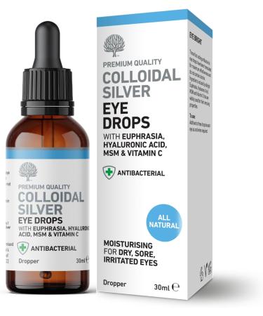 Natures Greatest Secret Colloidal Silver All Natural Eye Drops - Pack of 2 - 60ml - Buy Online on GoSupps.com