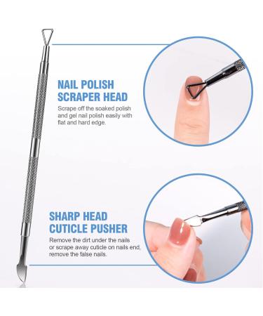 Acrylic Nail Clipper 5 in 1 Kit with Glass Nail File - Professional Manicure Pedicure Set for Nail Gel Polish Removal - Christmas Gift (Black) - Buy Online on GoSupps.com