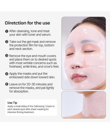 Buy Torriden CELLMAZING Low Molecular Collagen Firming Gel Sheet Mask - 4 Sheets | Anti-Wrinkle & Pore Minimizing | Intense Hydration | Cruelty Free | International Shipping - Buy Online on GoSupps.com