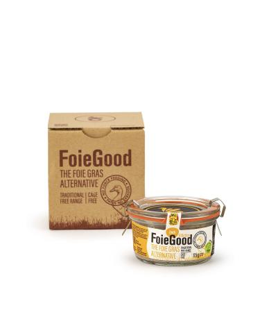 FoieGood - Duck Rillettes - Duck Confit Spread - Ideal for Appetizers - No Forced Feeding - 115 g Glass Jar