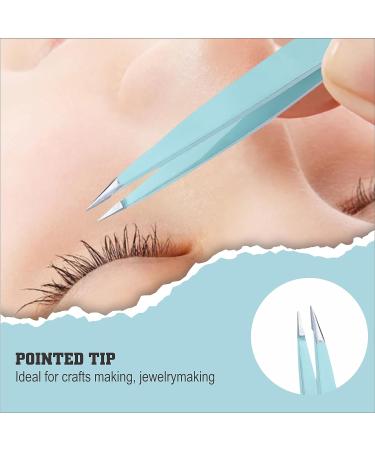 4-Piece Professional Tweezers Set for Men and Women - Precision Eyebrow Plucking, Ingrown Hair Removal, Blackhead & Tick Removal - Buy Online on GoSupps.com