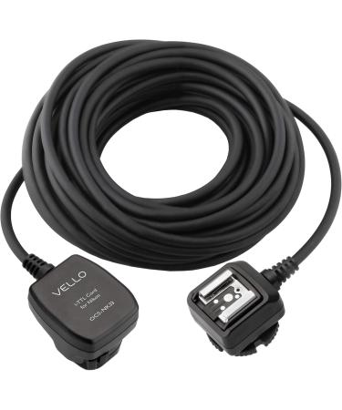 Vello Off-Camera TTL Flash Cord for Nikon Cameras