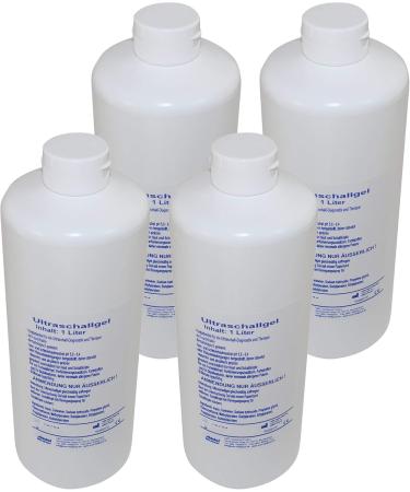 Seidel Ultrasound Gel - 4 x 1000ml Conductive Lubricant for Medical & Aesthetic Use - Fast International Shipping - Buy Online on GoSupps.com