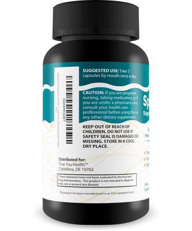 True You Health Spikey VX Support Formula - Our Best Spike Support Formula for Immune System Detox - Daily Zinc Immunity Capsules Vitamin C Immune Boost - Feel The Wellness Spike Detox The Wellness - Buy Online on GoSupps.com