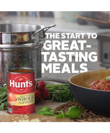Hunt's Whole Peeled Plum Tomatoes 14.5 oz - 12 Pack | Premium Quality Tomatoes - Buy Online on GoSupps.com