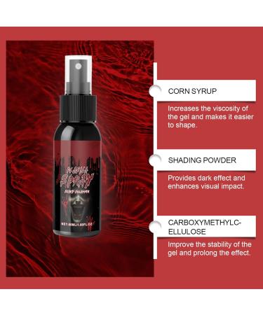  G n rique Artificial Blood - Fading Effect - Body Paint 50 ml for Adults and Can Be Used on Face Eyes Clothes Zombie Costume and Costume - Buy Online on GoSupps.com