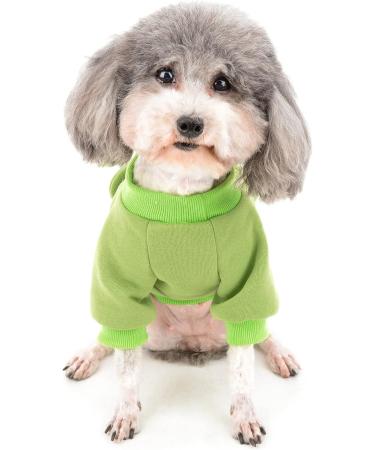 Zweitea Winter Coats for Small Dogs - Soft & Warm Jackets for Puppies | Cold Weather Clothing for Chihuahuas & Yorkies - XXL Green - Buy Online on GoSupps.com