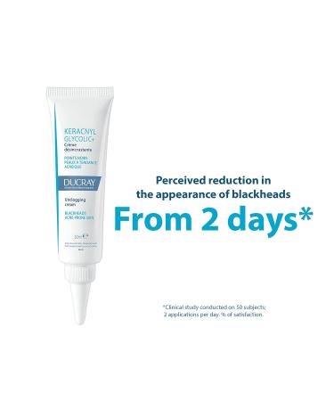 Ducray - Keracnyl Glycolic+ unclogging cream - Acne-prone skin - 30ml White 46.0 grams - Buy Online on GoSupps.com