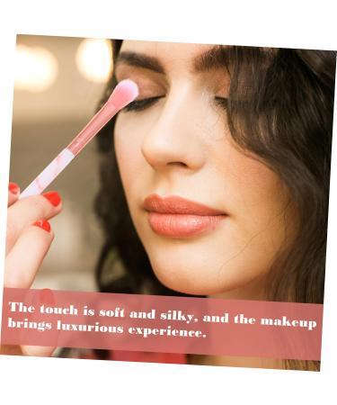Housoutil 2 Sets Makeup Brush Set - Marbling Powder & Foundation Brushes for Makeup Vanity - Pink Makeup Tools for Flawless Beauty - Buy Online on GoSupps.com