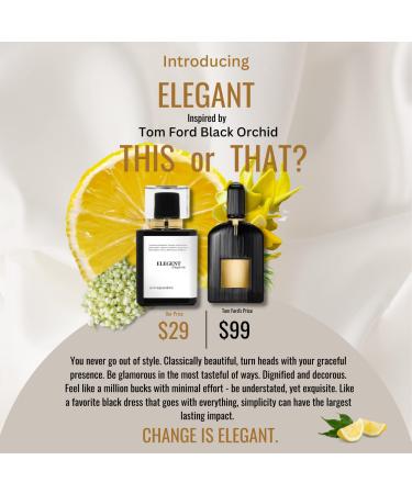 ELEGENT | Inspired by TF BLACK ORCHD | Pheromone Perfume for Women | Extrait De Parfum | Long Lasting Dupe Clone Essential Oil Fragrance | Perfume De Mujer | (30 ml / 1 Fl Oz) 1 Fl Oz (Pack of 1) - Buy Online on GoSupps.com