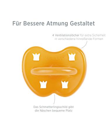 Natural Rubber Orthodontic Pacifier for Newborns 0+ Months - Single Pack | Safe & Eco-Friendly - Buy Online on GoSupps.com