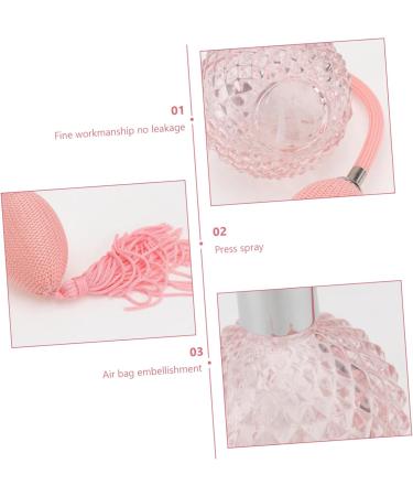Mikinona 1pc Air Bag Perfume Bottle Glass Perfume Bottle Travel Spray Clear Glass Spray Bottle Glass Carafe Empty Lipstick Tubes Terrarium Exquisite Perfume Bottle Pink Pp Vintage Sprayer - Buy Online on GoSupps.com