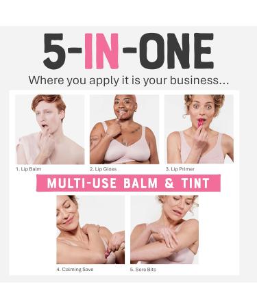 Dr. Lipp CBD Beetroot Tint 8ml 4-in-ONE Multi-Use Ultra Moisturising Lip Balm & Tint for Extra Dry Chapped Lips & Bits With 50mg Cannabidiol & 100% Natural Lanolin Fragrance & Cruelty Free - Buy Online on GoSupps.com