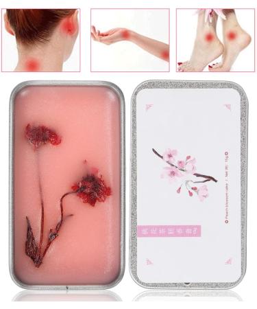 Elegant Solid Perfume Portable Peach Blossom White Tea Scented Solid Balm 12g Safe Travel Friendly for Women on the Go - Buy Online on GoSupps.com