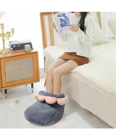 Rasoli Heated Foot Warmer | Removable Heating Pillows | Ultimate Foot Care for TV Reading Travel & Work Gray USB - Buy Online on GoSupps.com