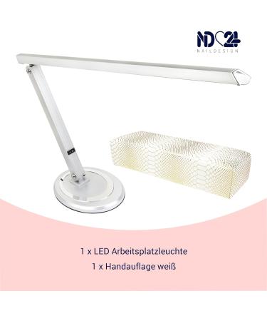ND24 Naildesign Gel Nails Starter Set - Complete 18-Piece Kit with LED Lamp & Accessories - Made in Germany for Beginners - International Shipping Available - Buy Online on GoSupps.com