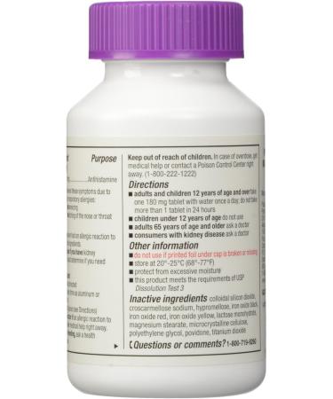 Kirkland Signature Aller-Fex 180 mg 150 Tablets - 5 Pack - Buy Online on GoSupps.com