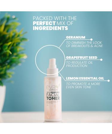 Witch Hazel Toner for Face | Hydrating Facial Toner for All Skin Types | Acne & Oily Skin Solution | 4oz  - Buy Online on GoSupps.com