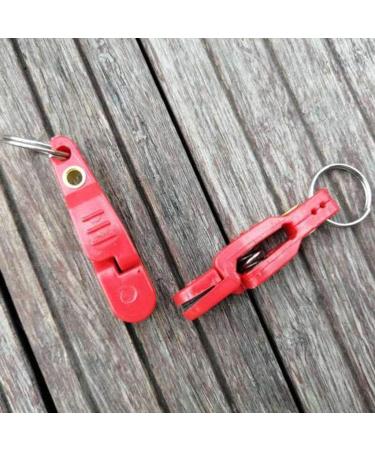 Uncedaran 7pcs Red Line Clip Snap Weight Release Clips for Offshore Fishing - Heavy Tension Snap Release for Planer Board, Kite, Downriggers & Outriggers - Buy Online on GoSupps.com